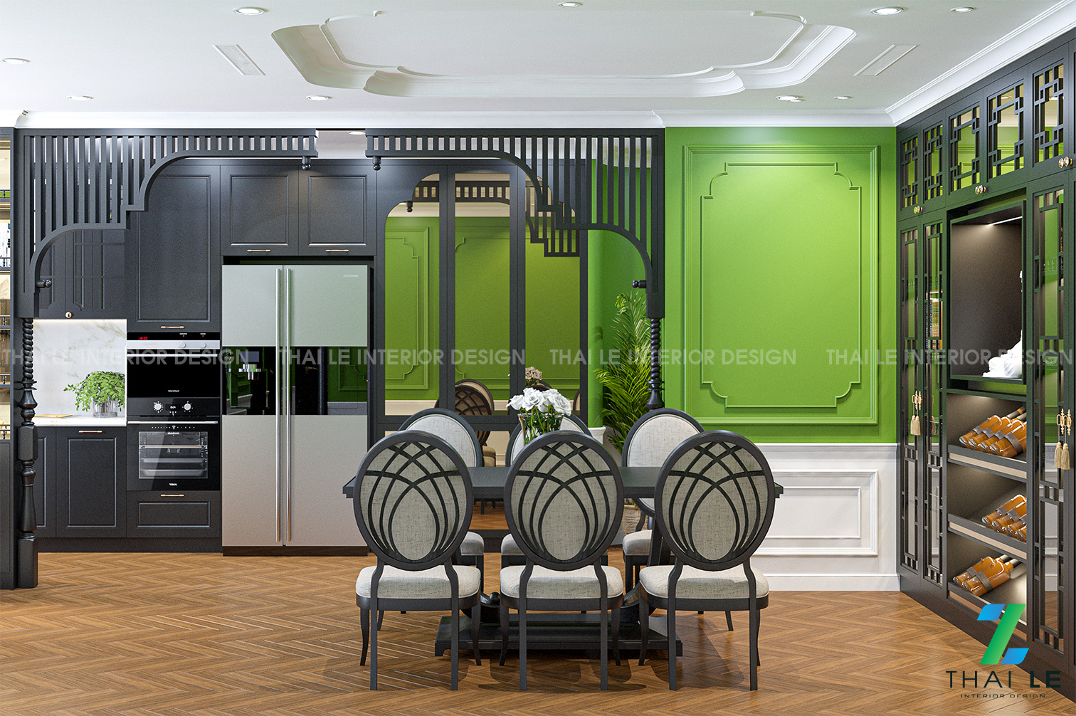 Thiết kế nội thất căn hộ The Horizon Q.7 - 123m2